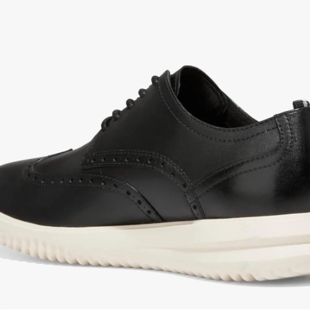 Cole Haan Men's Black and White Oxford Shoes